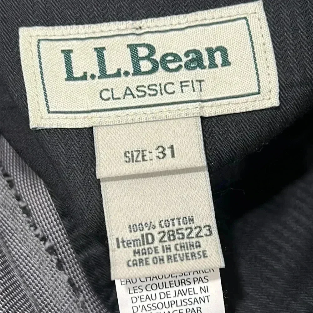 Men's Wrinkle-Free Dress Chinos, Classic Fit Plain Front Plaid